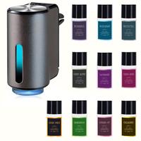 Smart Car Air Freshener, Rechargeable Car Aroma Diffuser with Essential Oil, Car Odor Remover, Car Aromatherapy Diffuser, Aut...