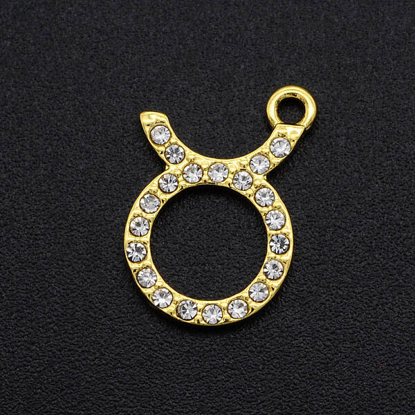 Alloy Rhinestone Charms
