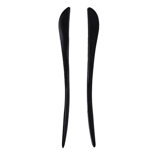 Vintage Schima Wood Hair Sticks Findings