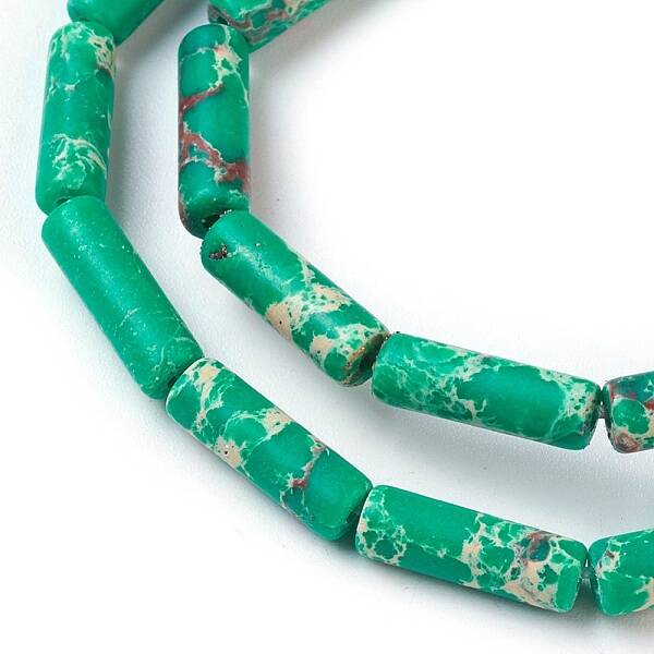 Synthetic Imperial Jasper Beads Strands