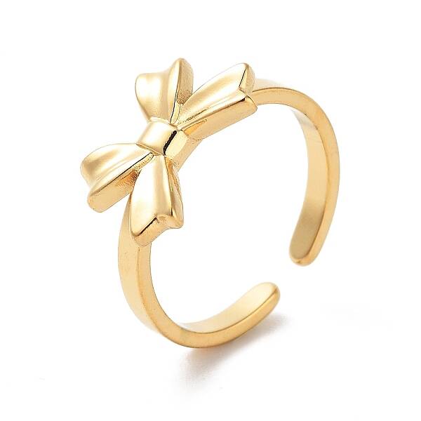 304 Stainless Steel Open Cuff Rings for Women