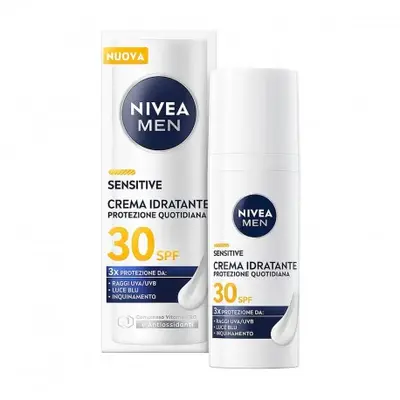 Nivea Sensitive Moisturizing Cream for Men Spf30 50ml