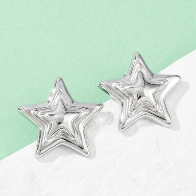 304 Stainless Steel Stud Earrings
