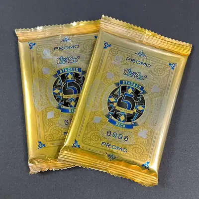 2-Packs 2023 Wild Card Stacked Deck Football Gold Trading Cards