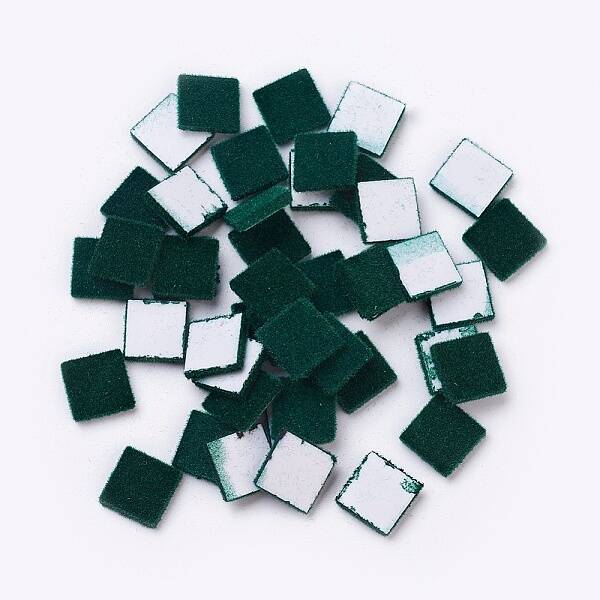 Flocky Acrylic Cabochons