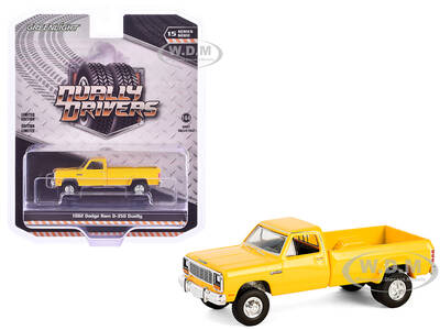 1982 Dodge Ram D-350 Dually Pickup Truck Construction Yellow \