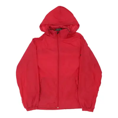 Vintage Champion Jacket - XL Red Polyester