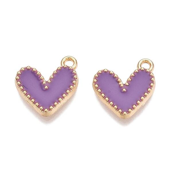 Rack Plating Alloy Enamel Charms