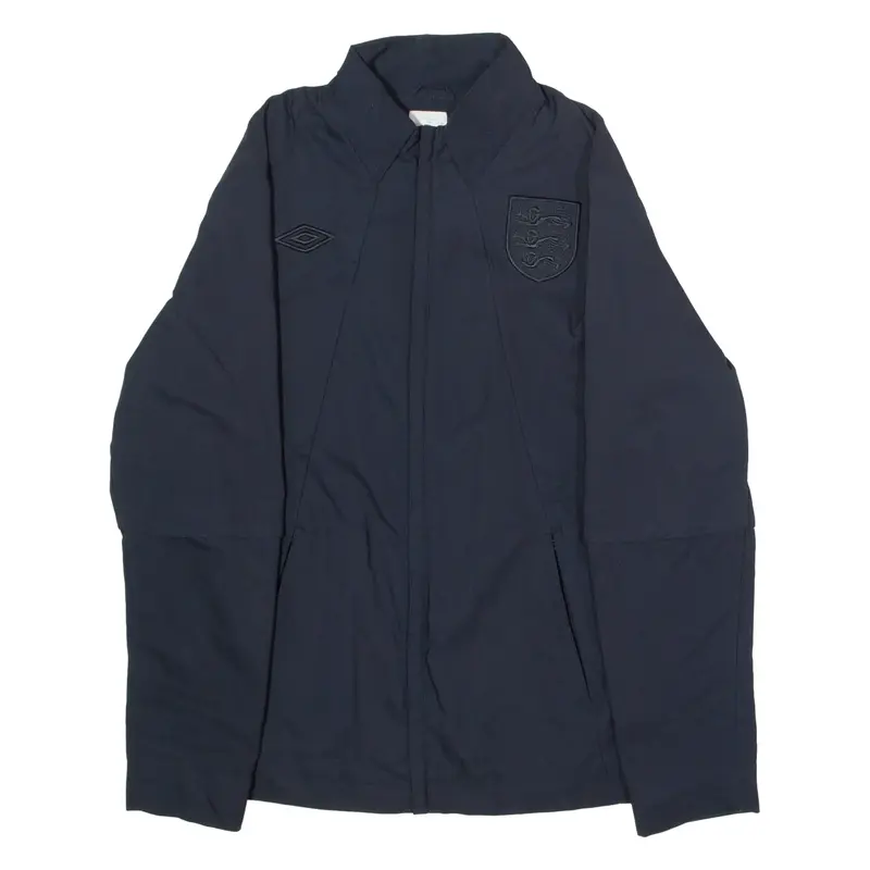 UMBRO England Training Mens Windbreaker Jacket Blue M