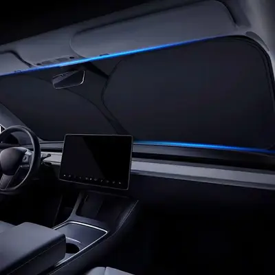 Car Sunshade, Foldable Car Windshield Sunshade, Sun-proof Heat Insulation Blackout Sun Shade for Car, Universal Automotive S...