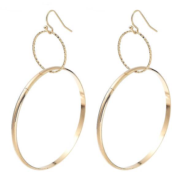 Ion Plating(IP) 304 Stainless Steel Dangle Earrings for Women