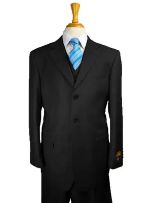 Suits For Big Guys - Suits For Big men Black