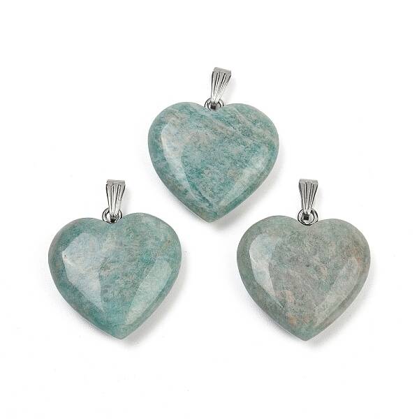 Natural Amazonite Pendants