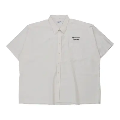 Chamberlain Motorsport Size 20 Mardate Short Sleeve Shirt - 4XL White Cotton