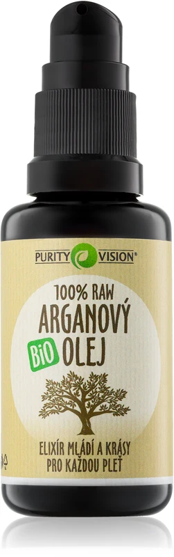 Purity vision 100% Raw Organic Argan Oil 30ml