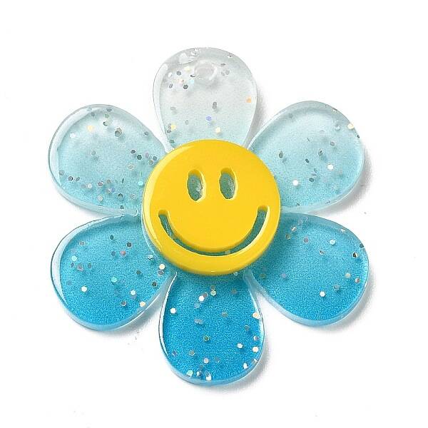 Gradient Color Transparent Acrylic Pendants