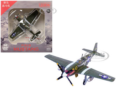 North American P-51B Mustang Aircraft Shangri-La 336th Fighter Squadron 4th Fighter Group (1944) United States Army Air Force...