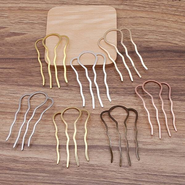 Brass Hair Combs Findings