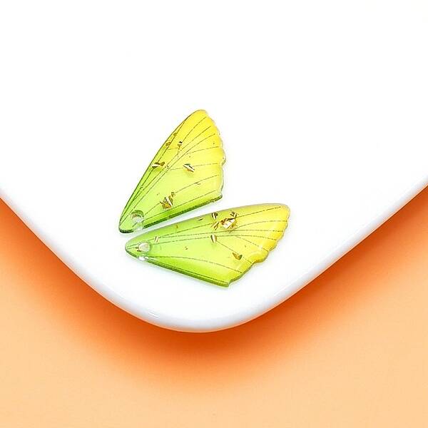 Transparent Resin Pendants