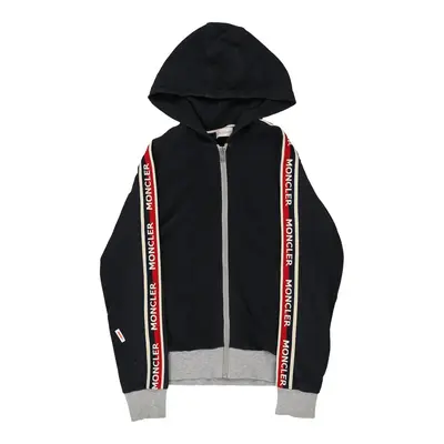 12 Years Moncler Hoodie - Medium Black Cotton | Size: medium