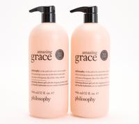 philosophy supersize grace & love shower gel 32oz duo  Body Care Hydrating Moisturizing Moisturizer Floral