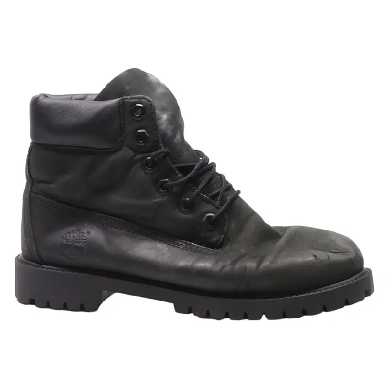 TIMBERLAND Ankle Boots Black Leather Mens UK 7