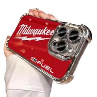 Milwaukee Phone Case C010 for iPhone 16/15/14/13/12/11 Xs Pro Max Plus - Anti-Drop, Shockproof, Transparent, Protective Scree...