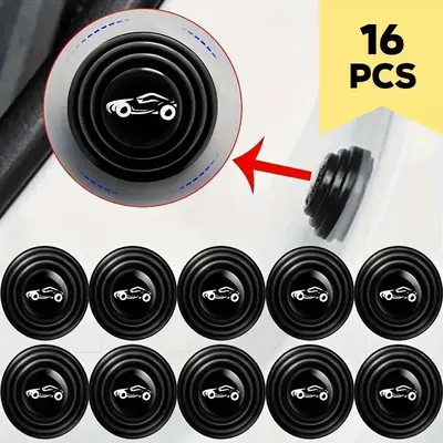 4PCS/8PCS/16PCS Automotive silicone cushion pad, automotive shock absorber pad, luminous automotive door shock absorber pad, ...