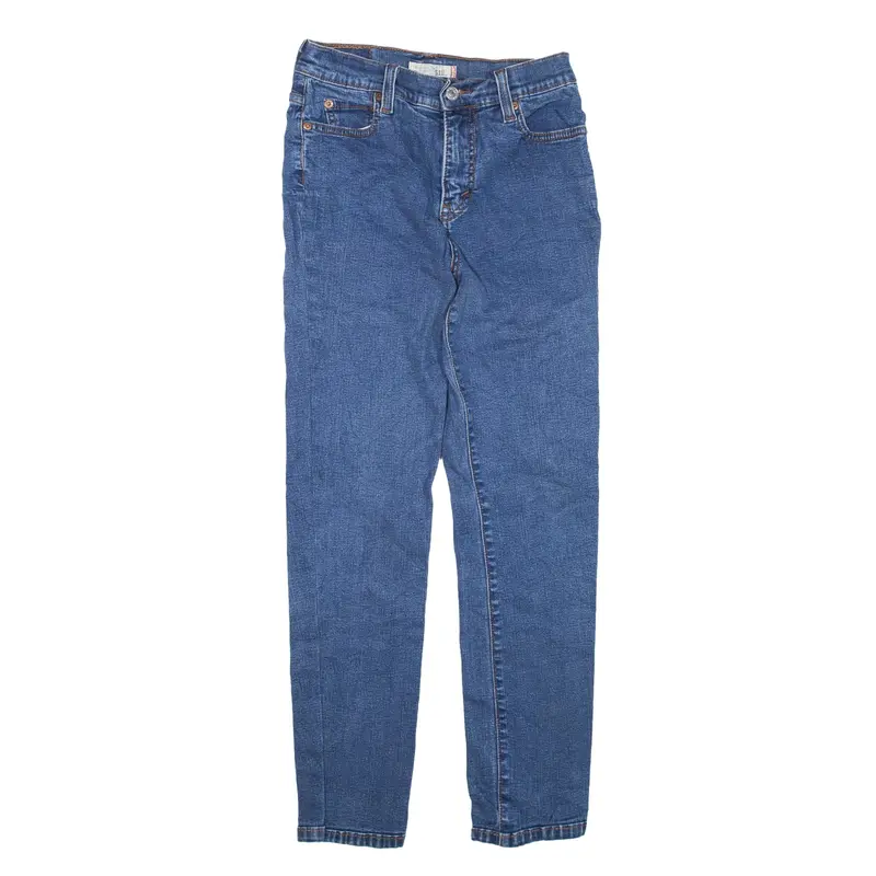 LEVI'S 512 Jeans Blue Denim Slim Tapered Womens W24 L26