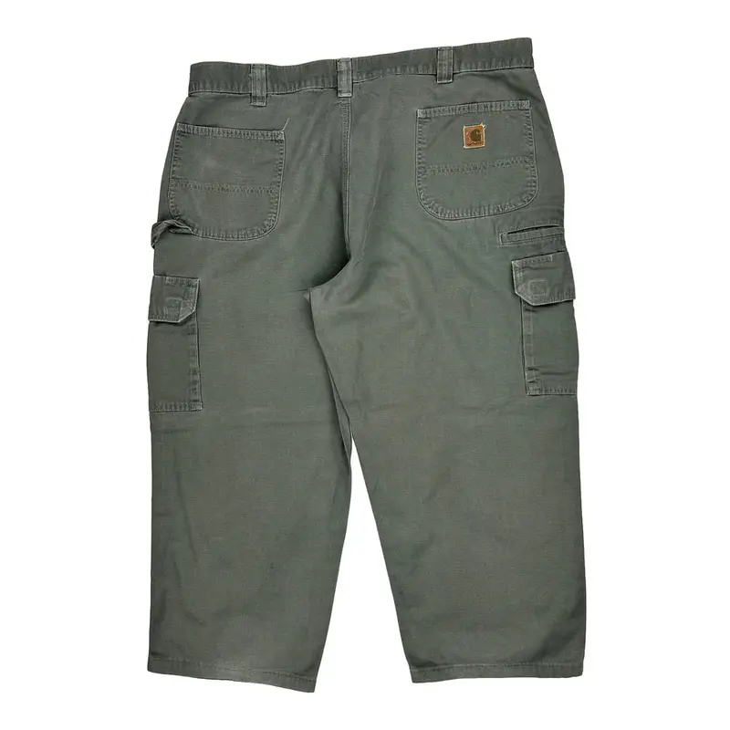 Carhartt Cargo Trousers - 42? Waist Grey Cotton
