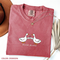 Comfort Colors Goose Bumps Shirt, Silly Goose T-shirt, Funny Goose Outfit, Women Favourite Top, Apparel, Today Shirts, Summer...