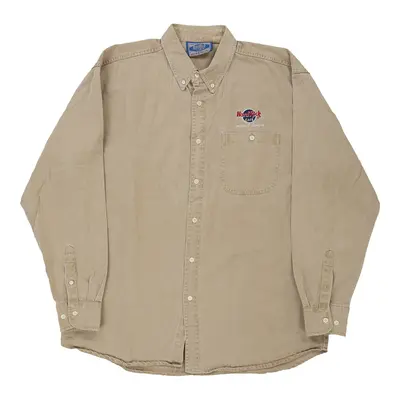 Sharm El Sheik Hard Rock Cafe Shirt - XL Beige Cotton