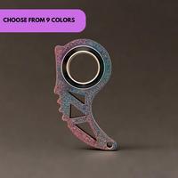 Stealth Spinner 1.0 - Fidget & Fun On The Go - Keychain Spinner - Keyrambit - Fidget Spinner - Keychain - The Perfect Gift!