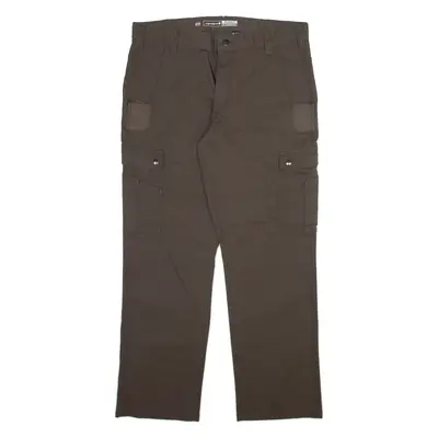 CARHARTT Carpenter Workwear Mens Trousers Grey Relaxed Straight W36 L30
