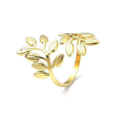 Ion Plating(IP) 304 Stainless Steel Open Cuff Ring