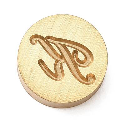 Golden Tone Brass Letter Stamps
