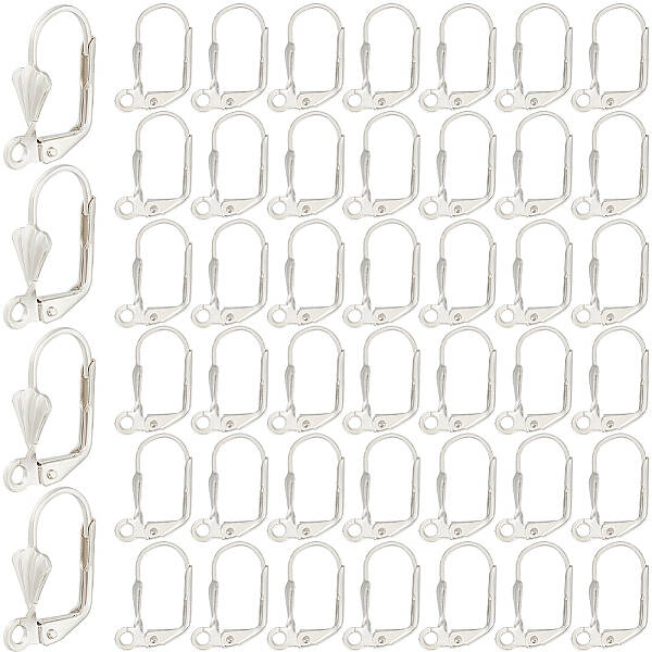 200Pcs Brass Leverback Earring Findings