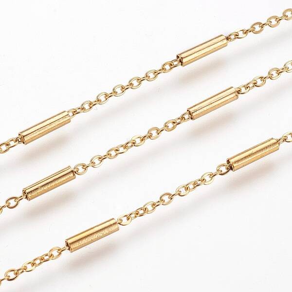 Ion Plating(IP) Handmade 304 Stainless Steel Cable Chains