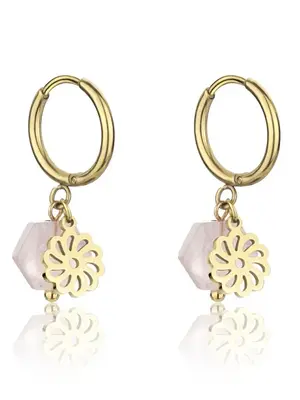 Emily Westwood Orecchini A Cerchio Con Cristalli Khloe Ewe23062G