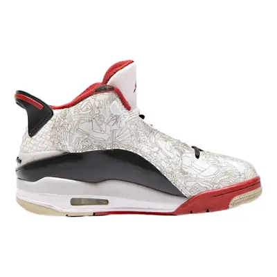 AIR JORDAN Dub Zero High Top Trainers White Leather Mens UK 6