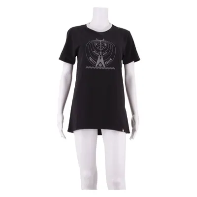 PRETTY GREEN Guitar Womens T-Shirt Dress Black Short Sleeve Short XS
