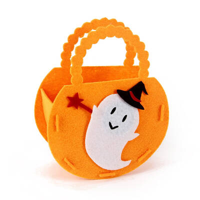 Felt Halloween Candy Bags with Handles