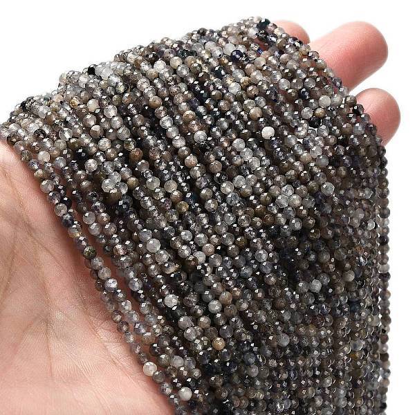 Natural Iolite Beads Strands