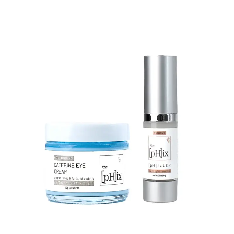 The pHix Depuff & Lift - Caffeine Eye Cream + pHiller Peptide Serum