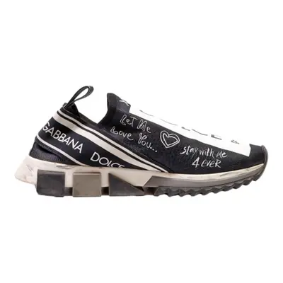 DOLCE & GABBANA Sneaker Trainers Black Synthetic Mens UK 7