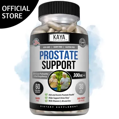 Kaya Naturals Prostate Support | Potent DHT Blocker for Hair Growth, Promote Sleep, Beta Blocker to Reduce Frequent Urination...