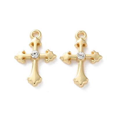 Rack Plating Alloy Rhinestoneand Pendants