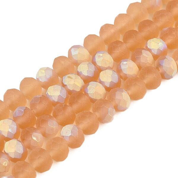 Transparent Glass Beads Strands