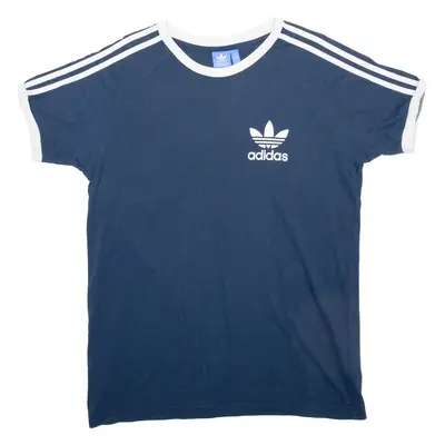 ADIDAS Mens T-Shirt Blue L