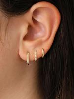 Women's Elegant Rhinestone Decor Hoop Earrings, 3 Pairs Exquisite Trendy Hoop Earrings, Chic Minimalist Vintage Jewelry As Gi...
